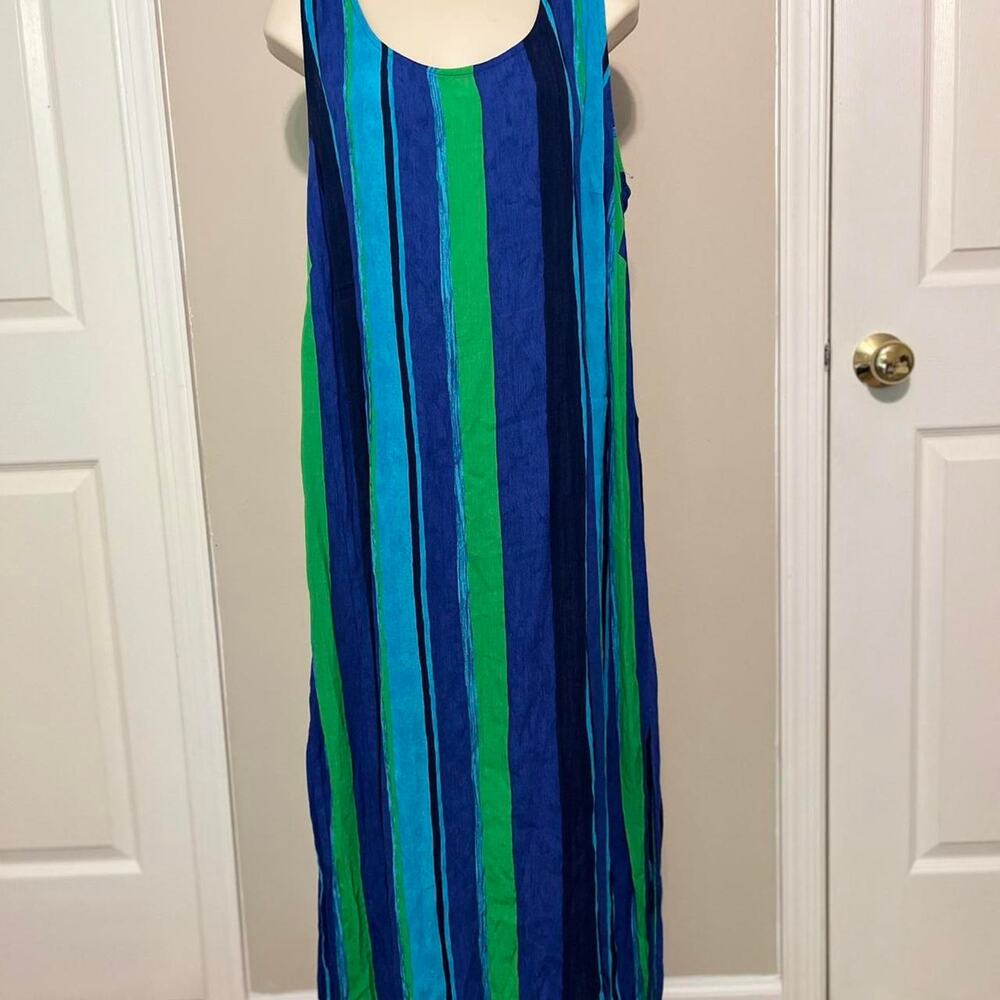 Vintage Dress Tropical Beach Sundress size XL/16
